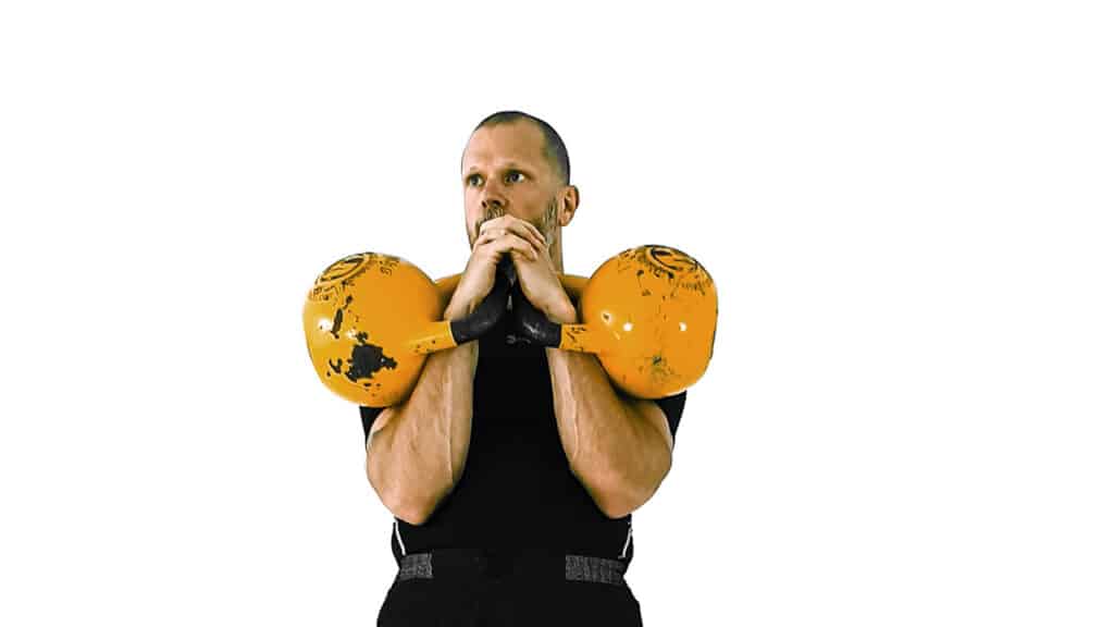 Double Kettlebell Interlocking Racking Grip Cover
