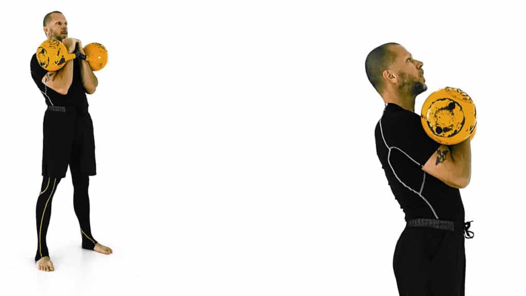 Double Kettlebell Straight Racking Position Cover